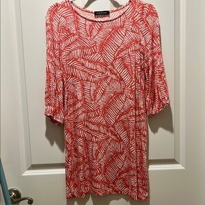 Hourglass Lily leaf Patterned Women's Dress